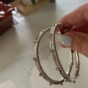 RJ Graziano silver Hoop Earrings
